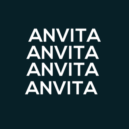 Artistic representation featuring the ANVITA logo and company name.