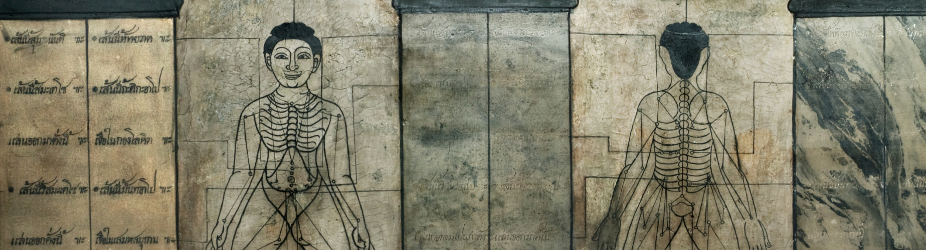 Traditional Chinese massage therapy tools and techniques.